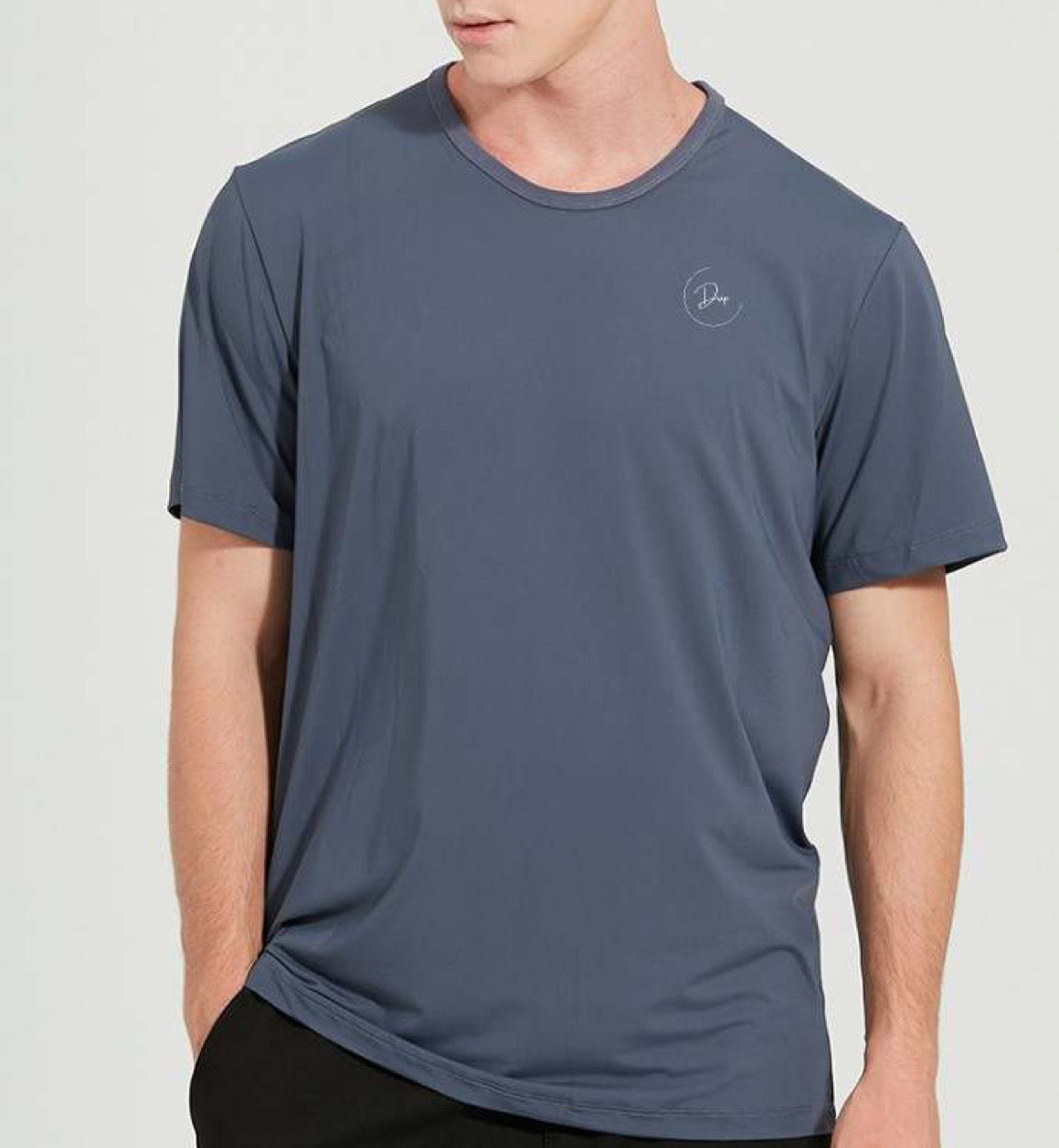 Men's blue workout shirt