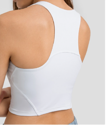 Women's high neck gym wear tank